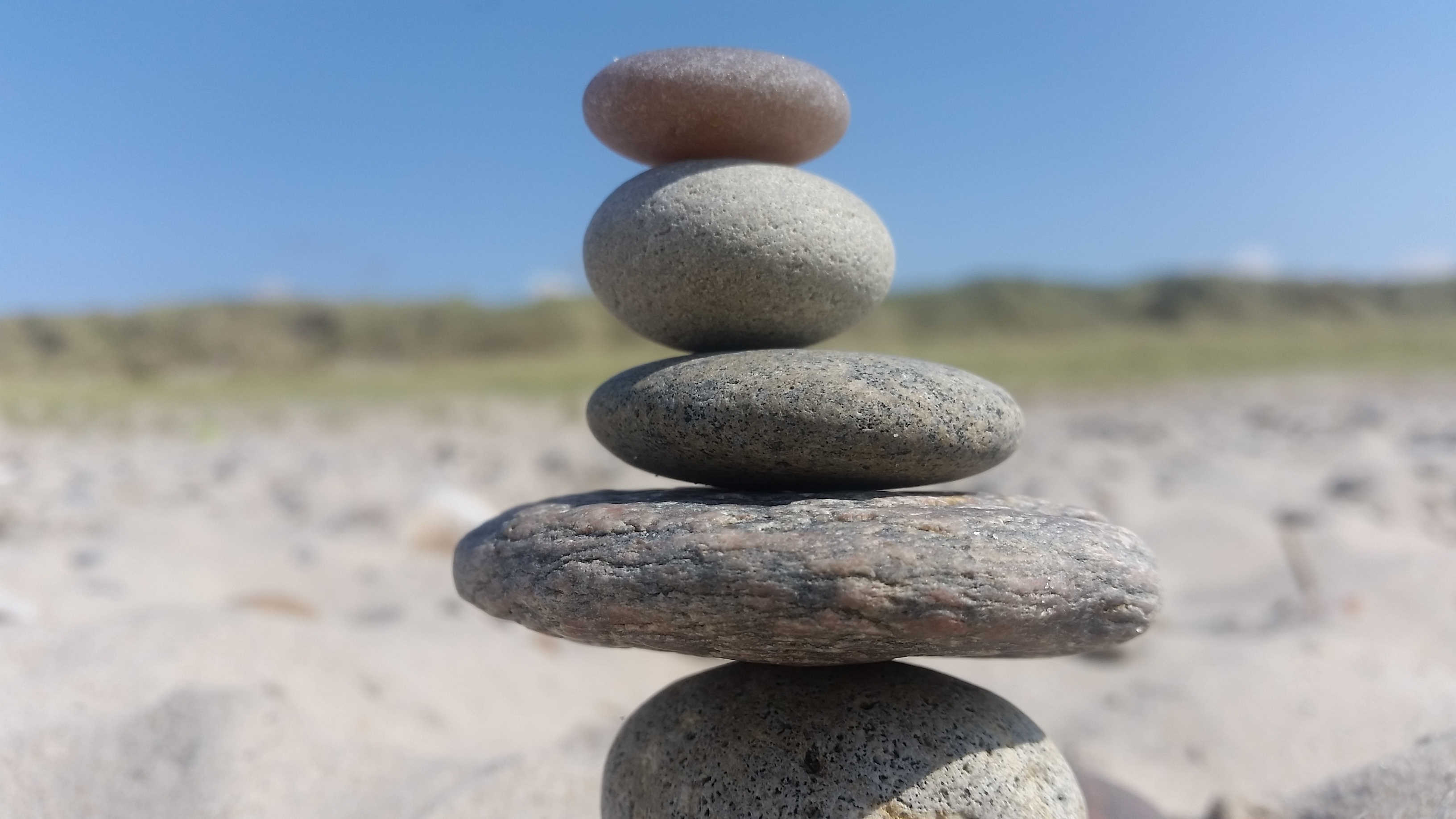 Steine am Strand